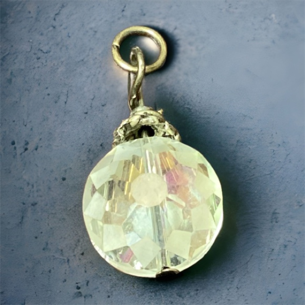 Glass bead charm